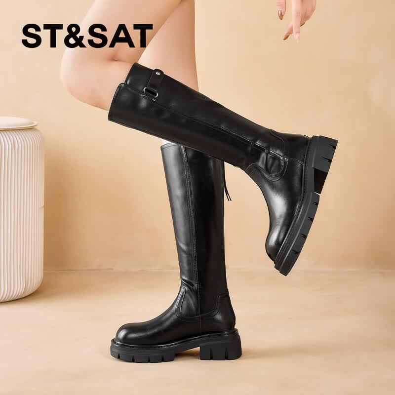 Women s Waterproof High-Knee Knight Boots 37