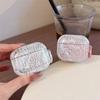 Fashion Personalized Electroplating Silver Crocodile Pattern for AirPods 1 /pro1 Earphone Protective Case Cover Two or Three Generations of New Models