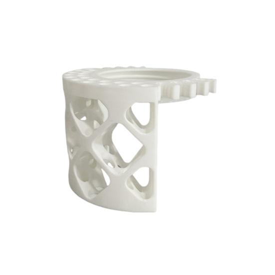 Portapennelli in Barattolo di Vetro, Tappo Portascuolatura 2 in 1 e Supporto per Asciugatura, Fessure Elastiche per Pennelli da Pittura, Portapenne Antiruggine Adatto per Barattoli a Bocca Larga