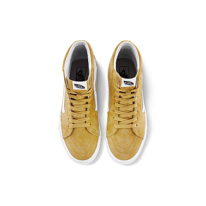 Vans SK8 Hi Brown Yellow Unisex 'Brownyellow White' Vans VN0A4BV618Z