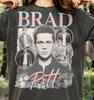 Brad Pitt Vintage 90er Bootleg Retro Grafik Comfort Colors® T-Shirt, Klassischer Schauspieler Fan Tribute Ästhetische Kleidung Merch T-Shirt
