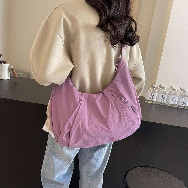 Lightweight Large Capacity Tote Bag Female Shoulder Crossbody Bag Commute Bag