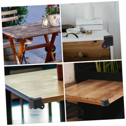 QUMIIRITY 10-Piece Speaker Corner Protection Angled Corner Guards, Cabinet Corner Guards, Speaker Corner Covers, Amplifier Speaker Corner Protectors,