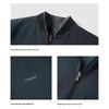 Men's Reversible All-Purpose Jacket - Autumn Workwear Style with Baseball Collar and Pockets