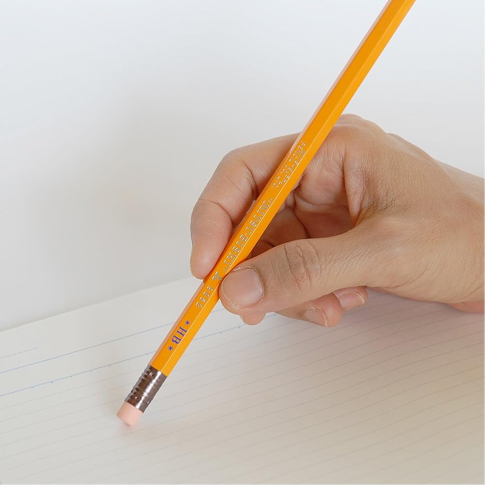 Mitsubishi Pencil Pencil Pencil with Eraser 9852 HB, Pack of 12 K9852HB
