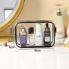Clear PVC Zipper Makeup Bag – Travel-Ready, Waterproof Toiletry Organizer