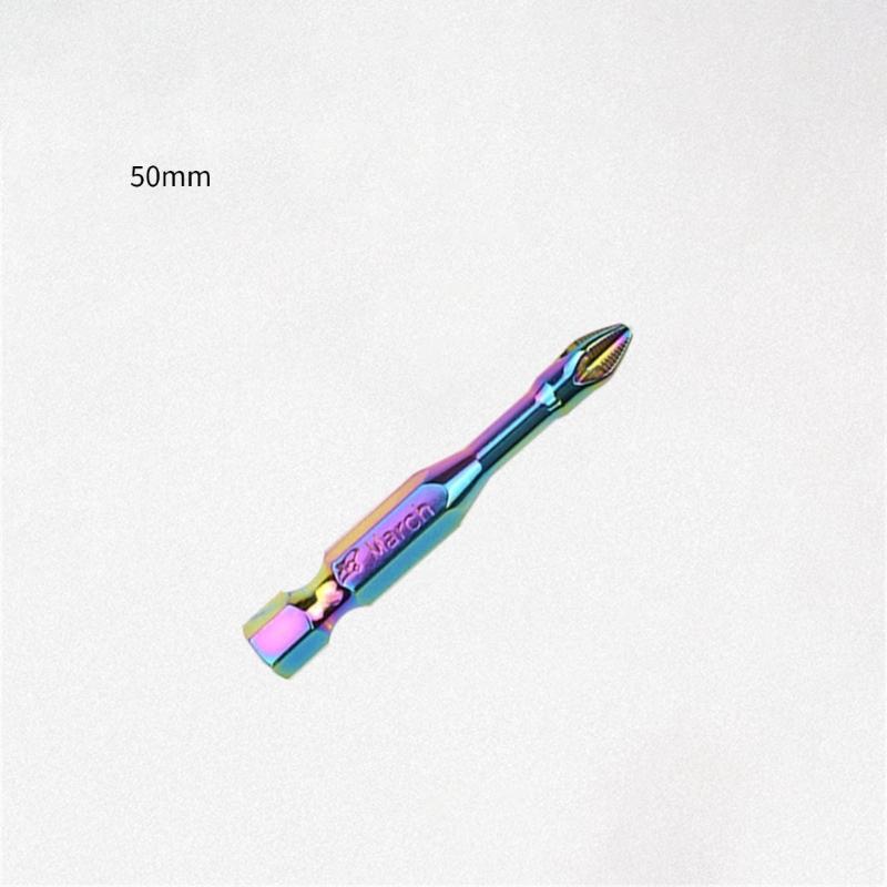 6/10/20Pcs Antislip Screwdriver Bit 1/4inch Hexagonal Shank Magnetic Crossing Screwdriver Bit Set Bit Attachment