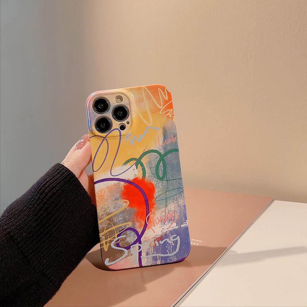 Niche Art iPhone17Phone case11Applicable13Apple15pro Max Hard Shell16Feilin128