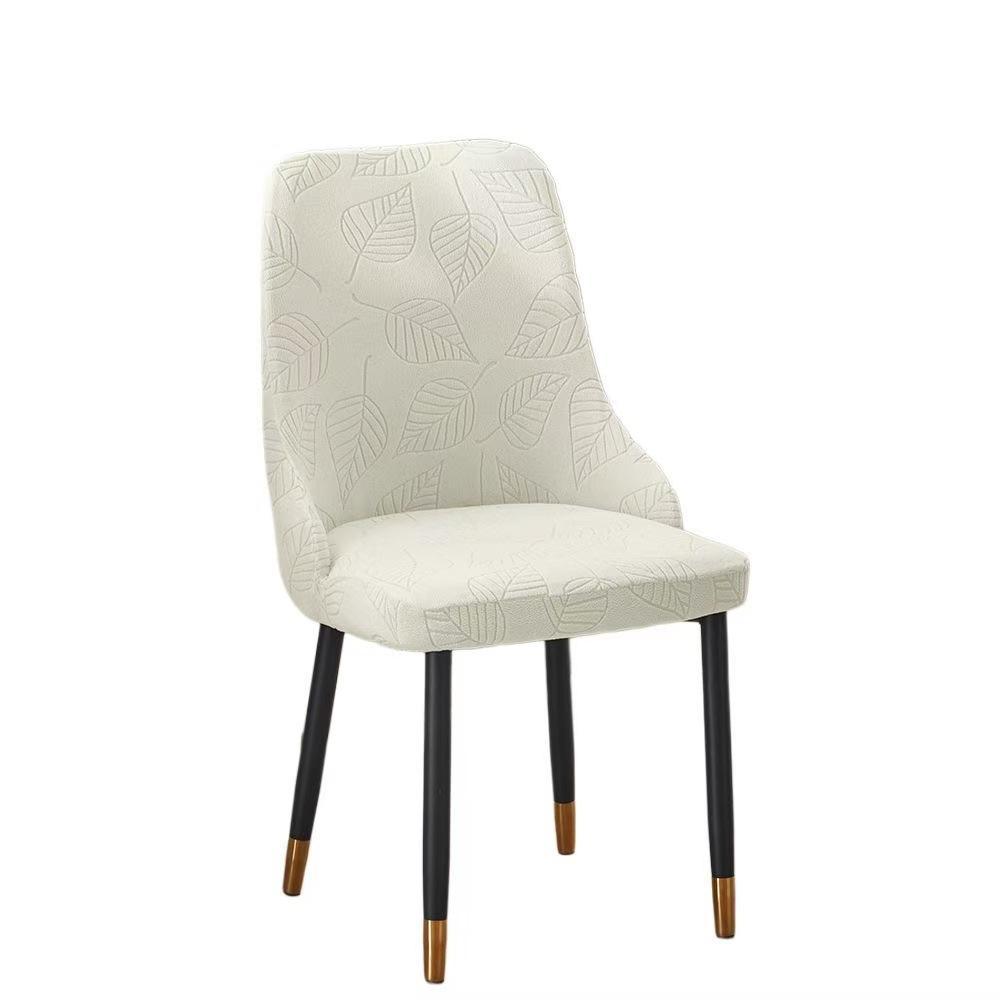 Curved Chair Cover with Armrests New Elastic All-inclusive Dining Chair Cover Premium Integrated Stool Cover Four Seasons Universal