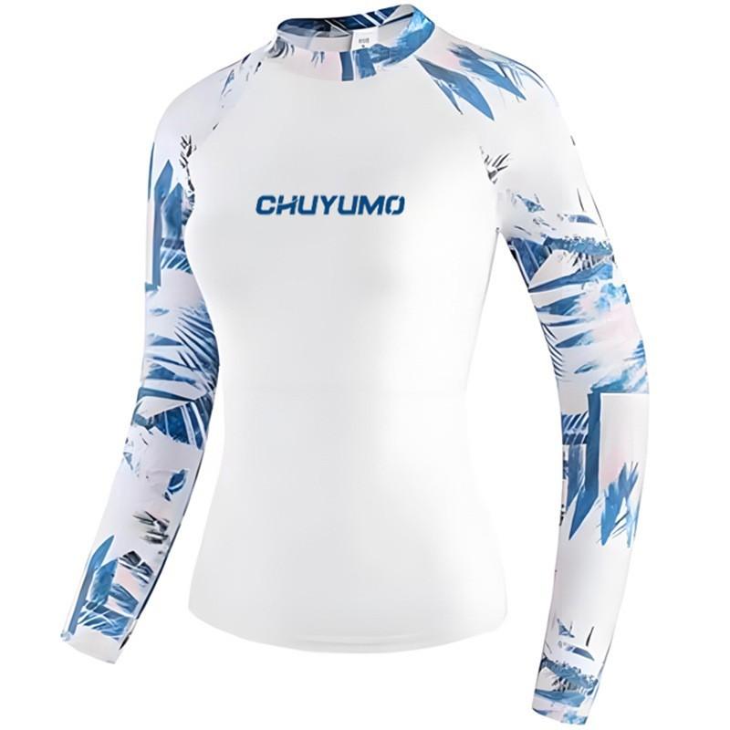 Unisex Quick-Dry Rash Guard Set Snorkeling Surfing Diving UV Protection Long Sleeve Swimwear