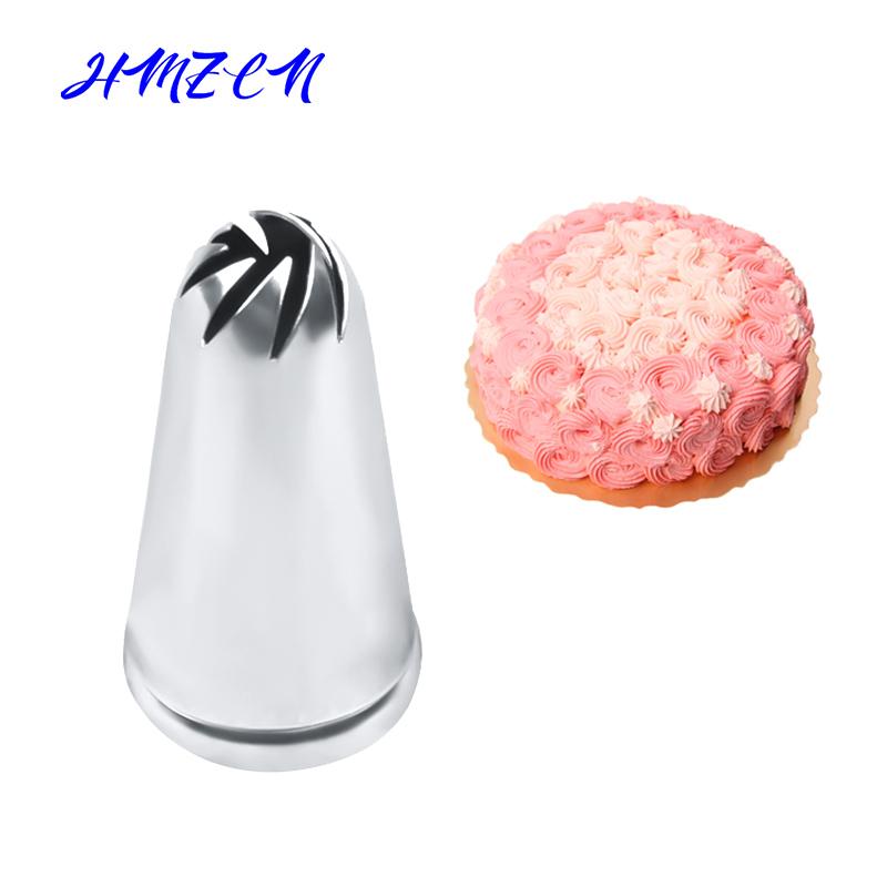 

1 шт. Насадки-цветы из нержавеющей стали для торта, насадки для сахарной глазури, формочки для кексов, кондитерский инструмент #m-4 1PCS M-4