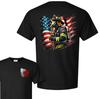Amerikaans Brandweerman Grafisch T-shirt Cadeau Voor Brandweermannen En Hulpverleners