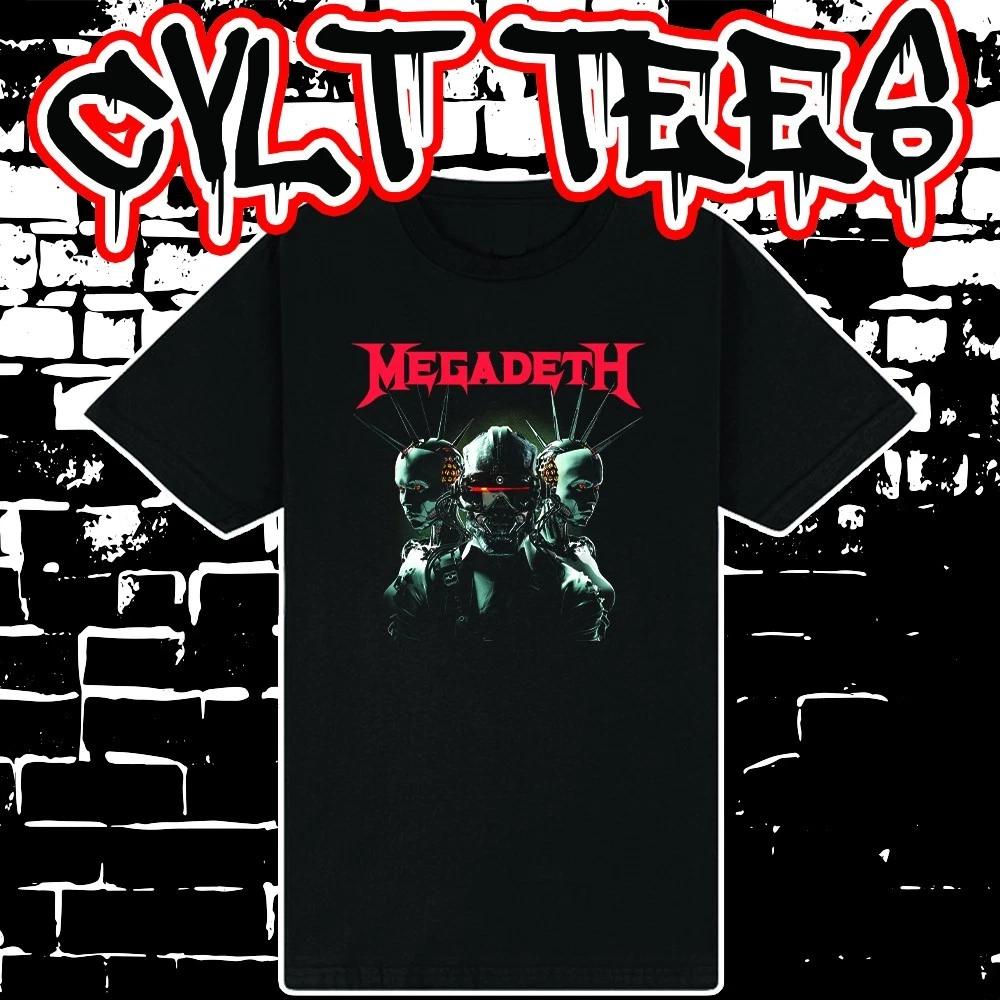 Men s and Women s T-shirts Megadeth style Band Tee ~ 100% Cotton S