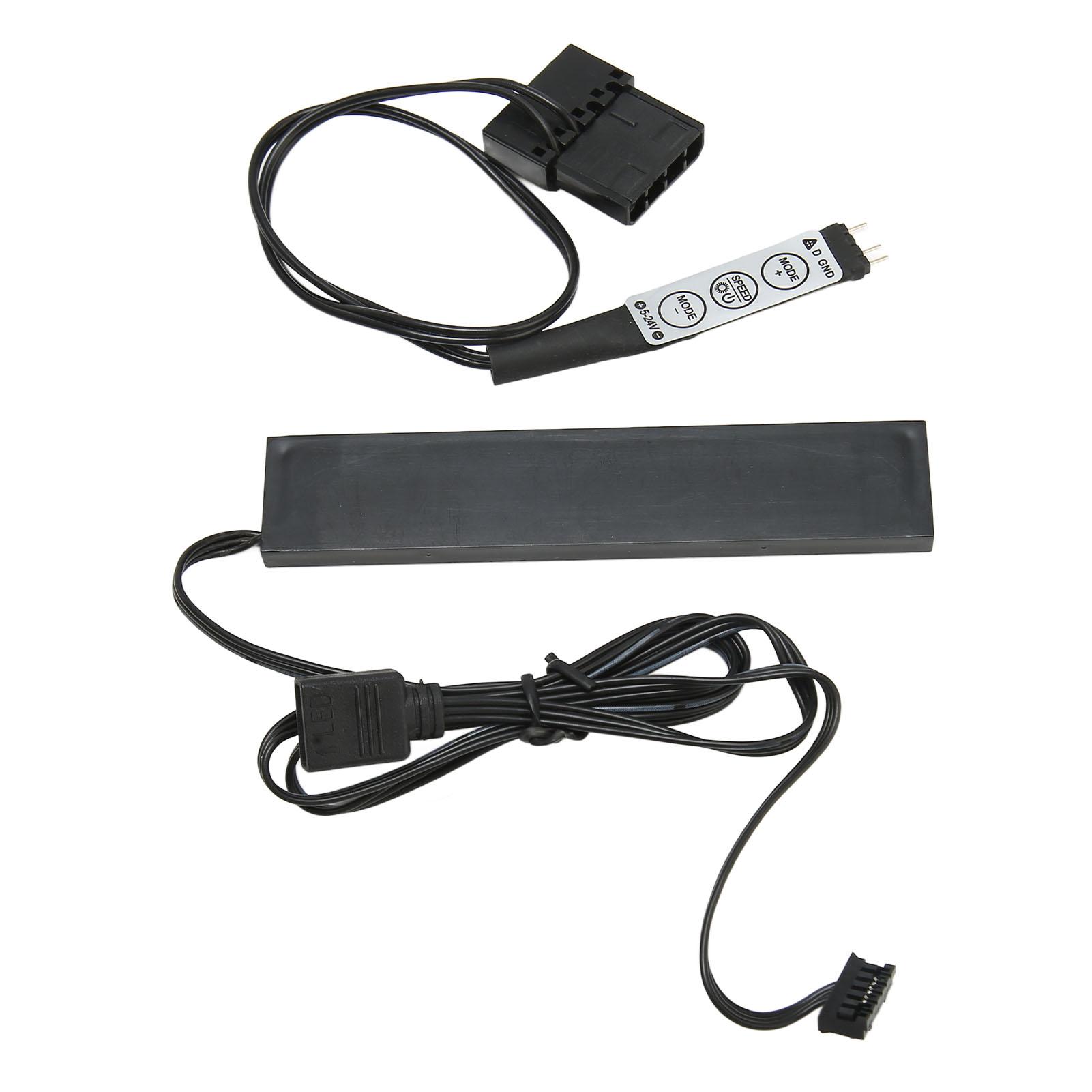 

Материнская плата с эффектом RGB-подсветки поддерживает синхронный небольшой 3-контактный 6-контактный интерфейсный корпус видеокарты