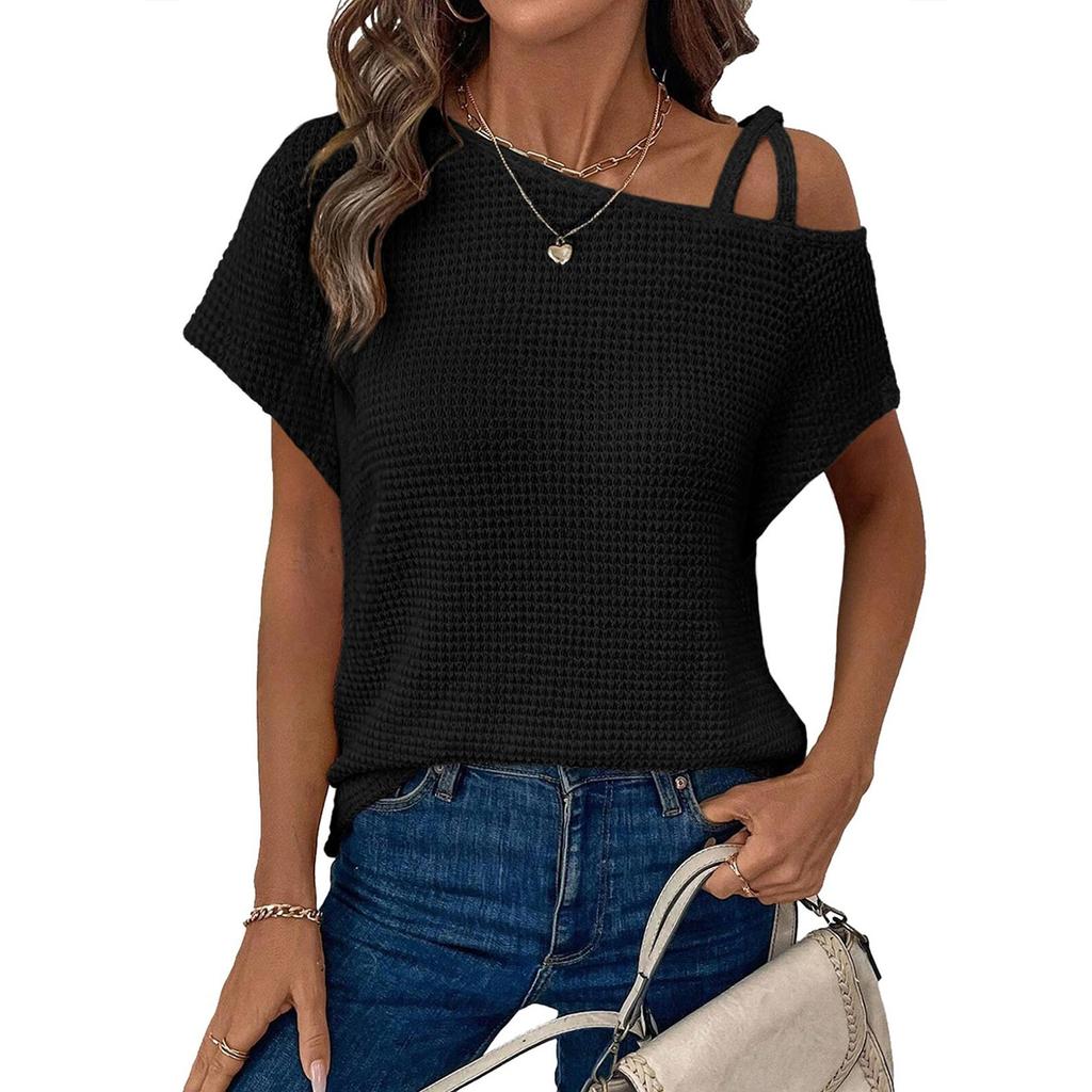 Women Casual Loose Shirts Fashion Tops T-shirts Tee