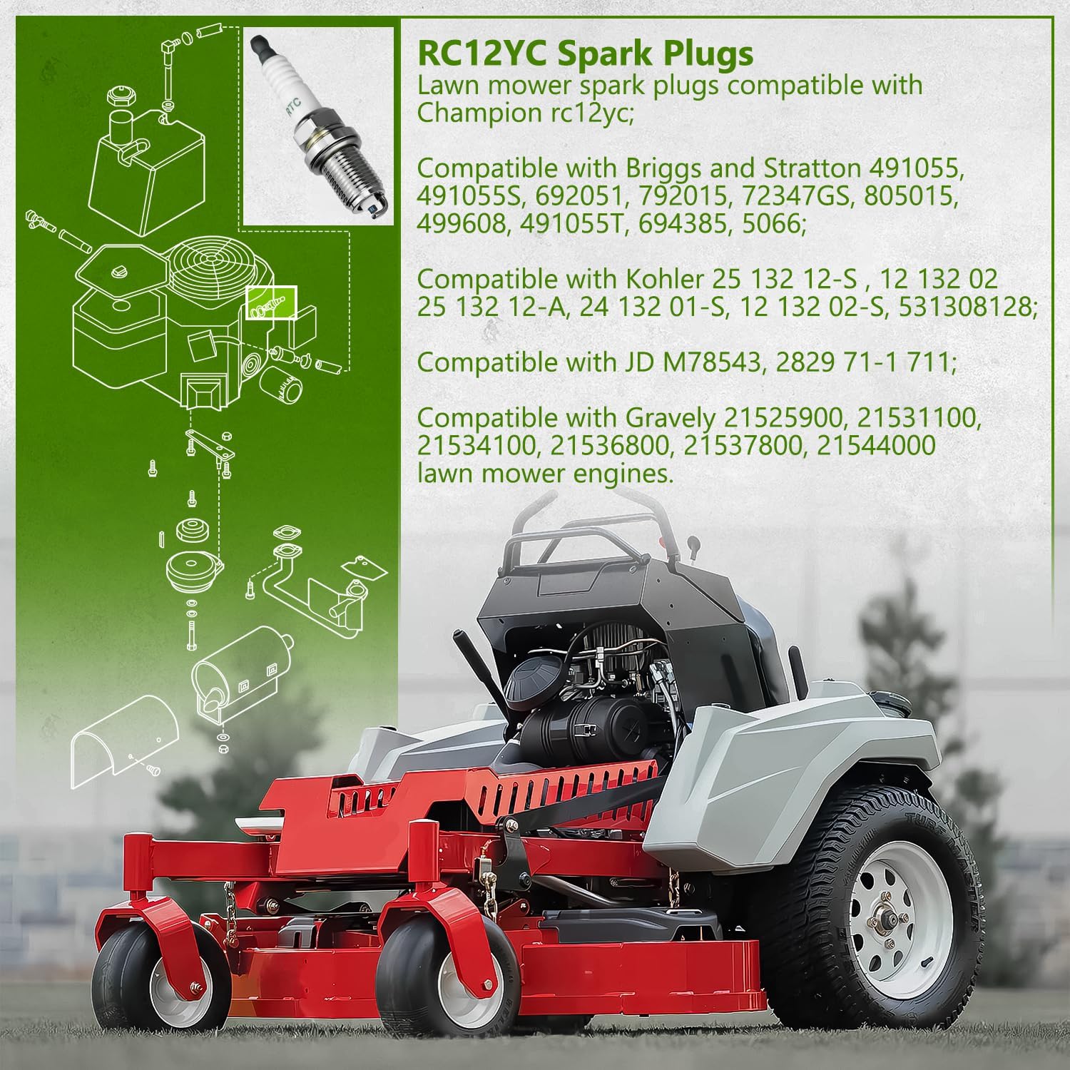 

Свечи зажигания BKR5E Замена для NGK 7938 M78543 M143270 25 132 14-S 14 132 03-S, Комплект из 4 штук