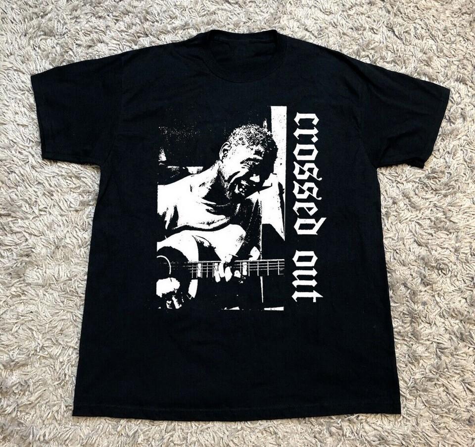 NEW CROSSED OUT - Guitar Gift For Fan Black All Size Unisex T-Shirt AR95 S
