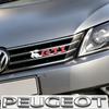 IMNOV1 3D Metal GTD Logo Emblem Badge Car Front Grill Decorative Accessories For VW Golf T‑Roc Tiguan Polo Passat T‑Cross Taigo ID.4