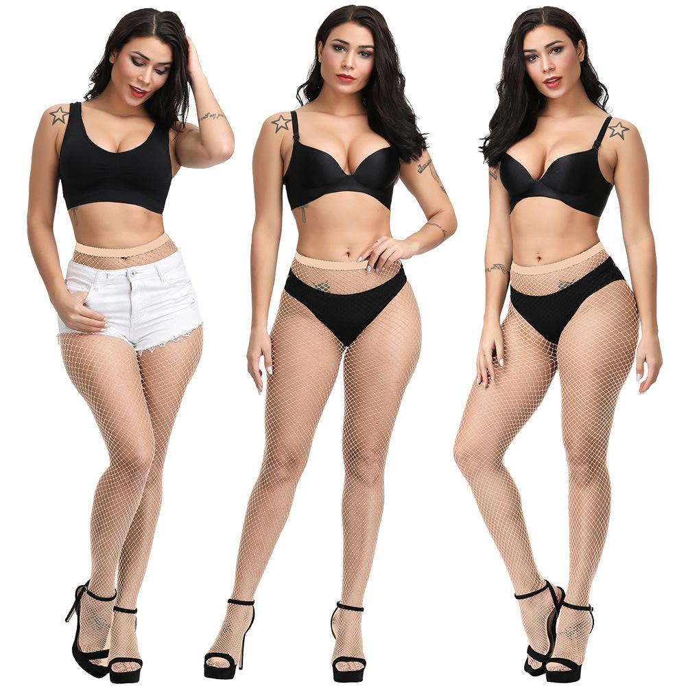 Can't break the Chinese net super elastic plus-size fishnet stockings pantyhose explosive