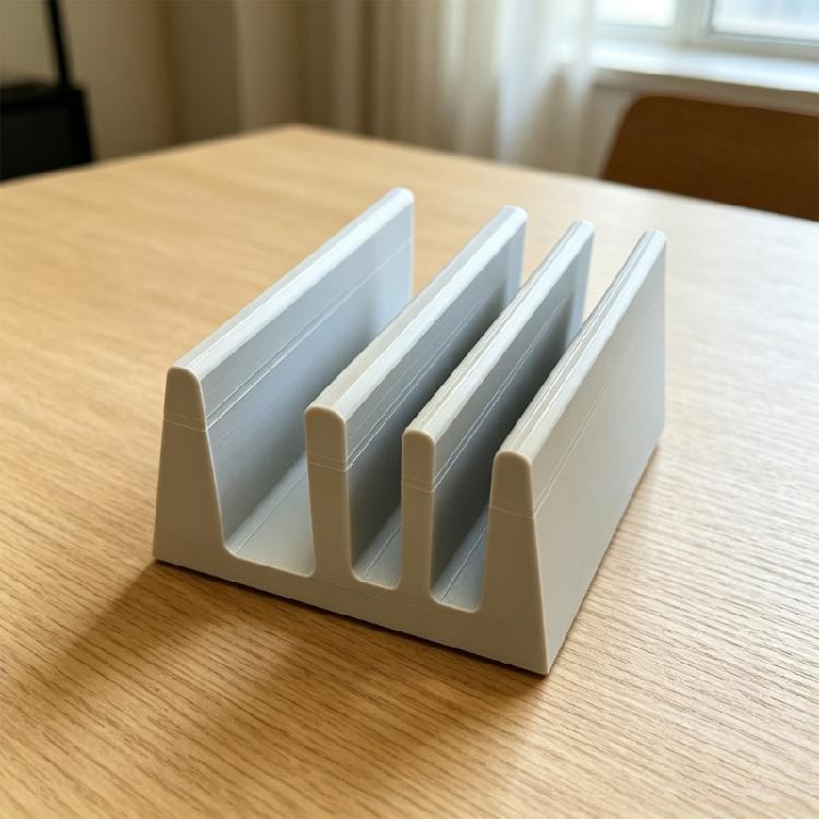 Mini 3D Printed Cutboard Shelf Holder With Wide Base For Stability Perfect For Apartments And Small Kitchens