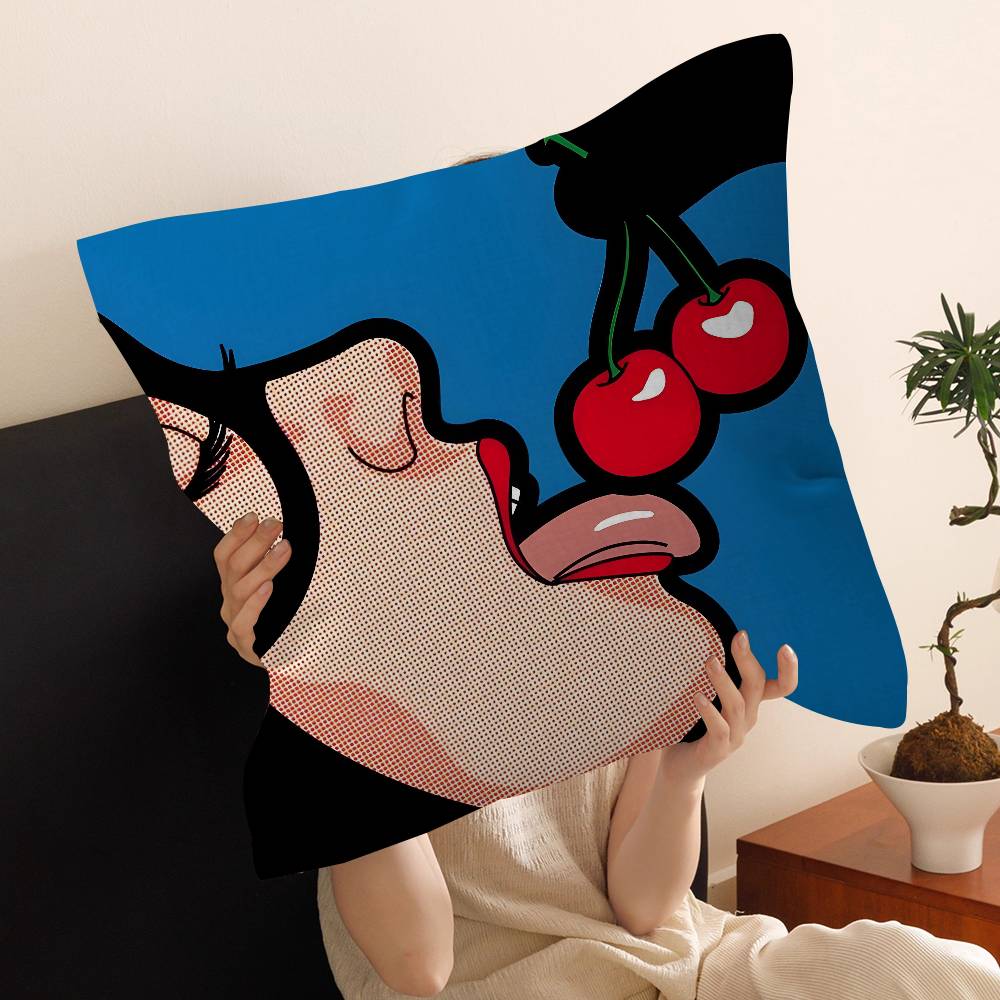 Roy LLichtenstein Art Pillow Cover Design cushion Cover decor Holiday Decorati