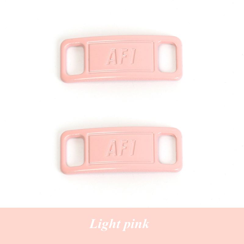 2pcs/pair Metal Shoelace Buckle for AF1 Sneakers DIY Lace Lock Accessories Shoelaces Buckle Kit for Customizable Sneaker Laces