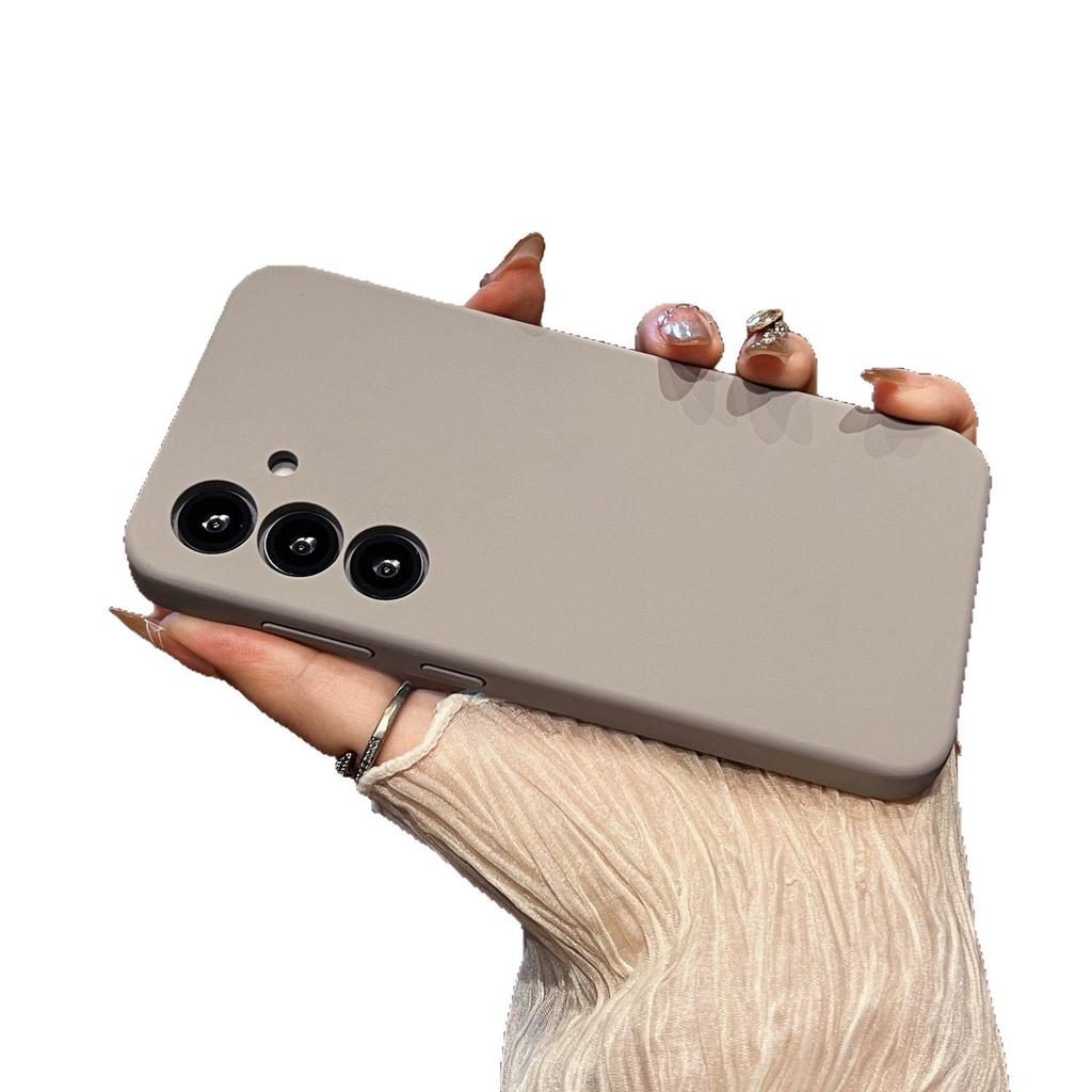 Geeignet für Samsung S25 Magnetische Saug Handyhülle Flüssiges Silikon S25ultra Objektiv Vollabdeckung Anti-Fall Schutzhülle für Männer und Frauen