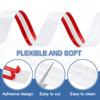Uxcell Wall Corner Protector Trim Molding Peel & Stick Molding Trim PVC Self-Adhesive Wall Corner Guard Edge Protector for Wall Edge Corners 1.57" X 9