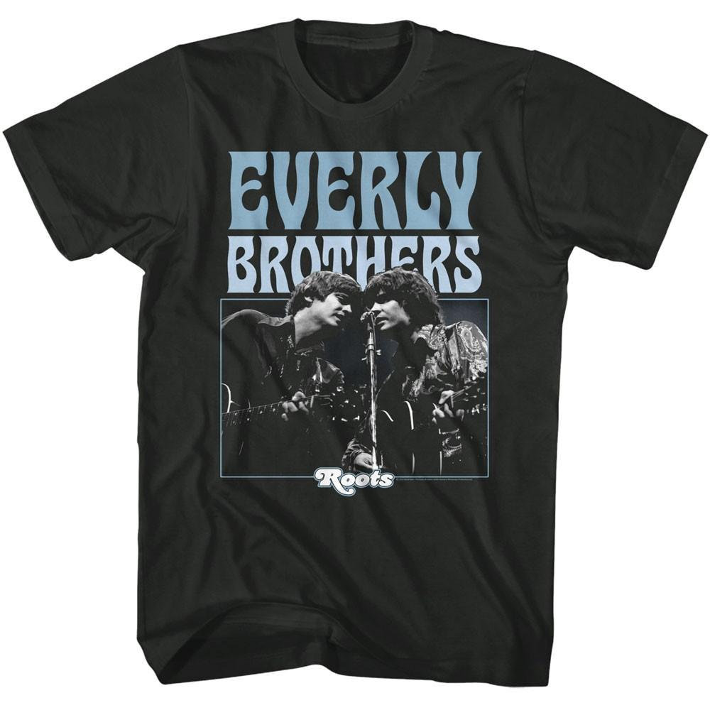 The Everly Brothers Singing Live On Stage Roots Album Men s T Shirt XL