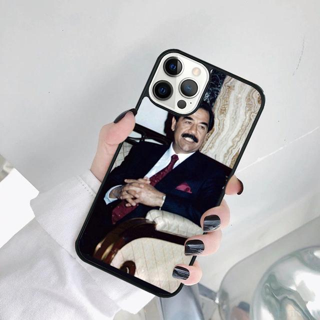 Saddam Hussein Iraq Arabic Phone Case Cover For iPhone 17 Air 15 16 14 11 12 13 Pro MAX Plus
