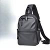 Fashionable Men's Chest Bag High-end Lightweight Waterproof Shoulder Bag Casual Travel Women's Oblique Cross Bag Trendy Commuter Chest Bag