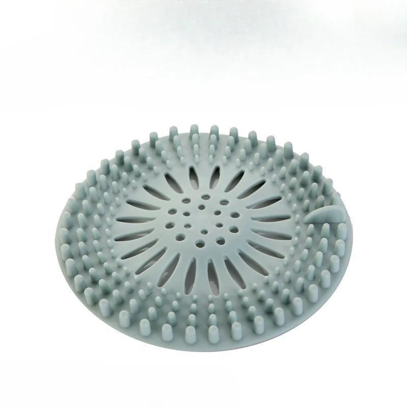 Hair Filter Sink Anti-blocking Shower Drain Covers Silicon Kitchen Deodorant Plug Strainer for Shower Drain Kitchen Accessories