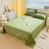 Newly Solid Color Soft Flannel Flat Sheet Winter Warm Home Bedding Bed Sheet for Single Double Bed Flat Bed Sheet Home Textile