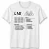 Dad Dungeons Unisexs T Shirt Dragons Character Sheet Fathers Day Gift Dnd Rpg