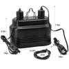 Snake Heating System Twin Coffer Deep Design 160W Oppose Flame ABS Light for Tort Olm Enclosure Clock Control 110V