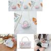 Charming Cartoon Princess Sequin Handbag Cute Mini Purse For Girls Pu Leather
