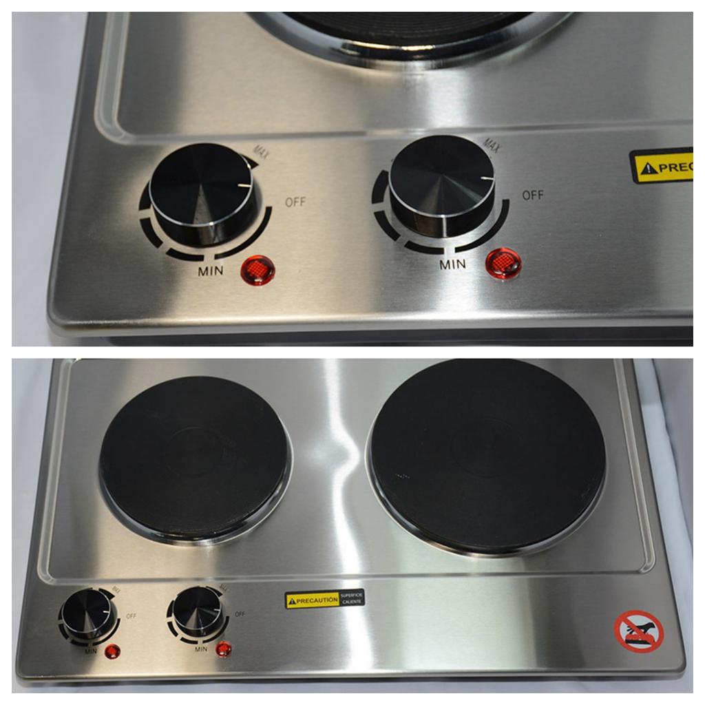 Europäischer Haushaltskocher, Elektroherd, Induktionsherd, Doppelkopf-Doppelherd