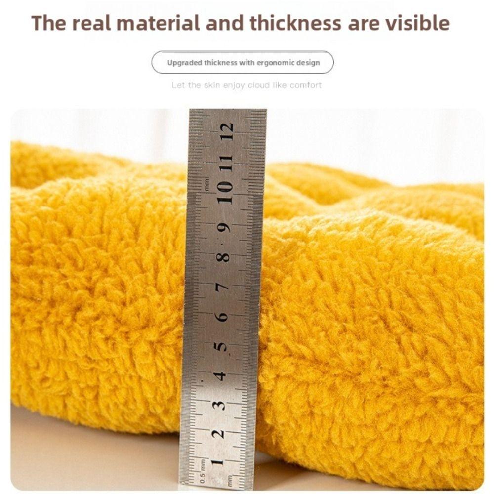 Winter Thick Seat Cushion Ultra Soft Office Chair Pad Waist Cushion Student Chair Cushion Car Seat Pad Office Home Decor