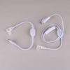 Eu Plug For 220V Cob Led Strip Power Supply Plug Fast Connector With Button Switch Cable For Ip67 10Mm Cob Strip