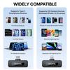 Microfono lavalier wireless BOYA BY-V3 con clip, microfono ricaricabile con cancellazione del rumore per iPhone, Android, fotocamera, live streaming, vlogging