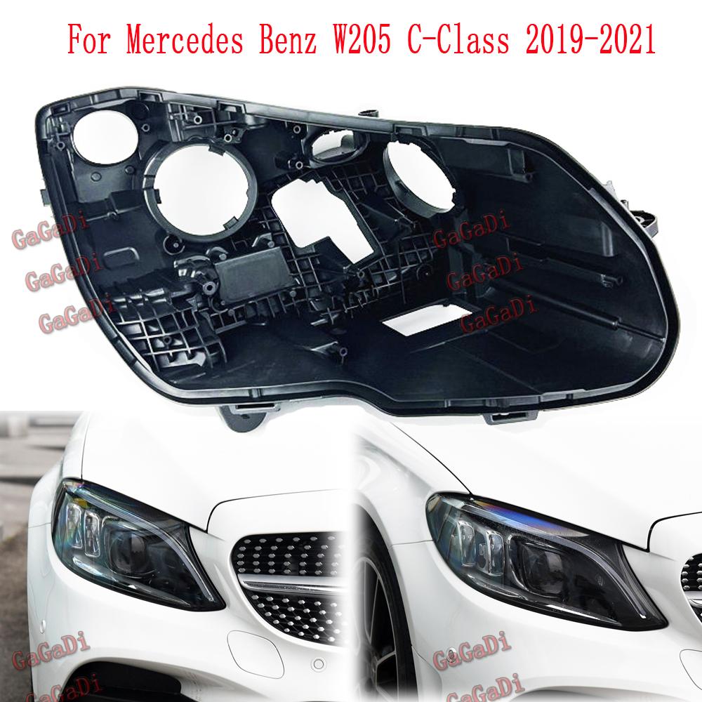

High Configuration For Mercedes Benz W205 C-Class 2019-2021 Car Light Rear Base Front Headlight Back Housing For right headlight