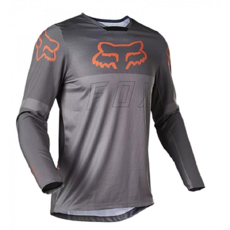 Mens Quick-Dry Long Sleeve Cycling Jersey Mountain Bike Downhill Shirt UV Protection Sport Top