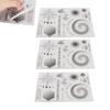 3pcs Clear Stamp Reusable  Scrapbook Handbook Album Decorative Transparent Stamp Paper Crafts Han