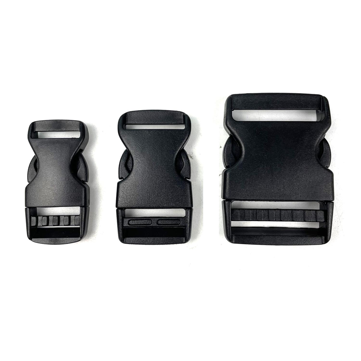 Nylon Material Cheap Price China Factory Supply Black Color Fastener Buckle Accessories Plastic Buckle 20MM