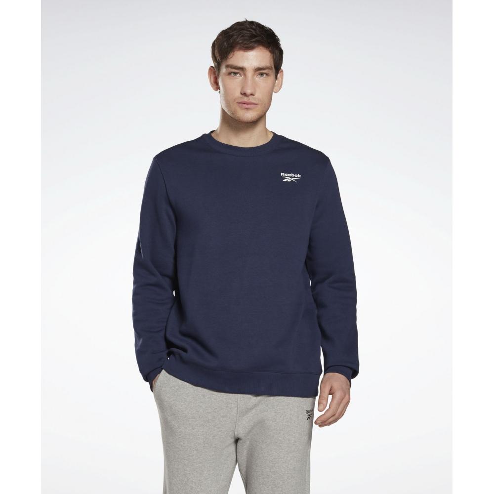 

Маленькая толстовка REEBOK Vector с начесом, темно-синяя HJ9931