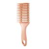 Elastic Tooth Brush Curly Hair for Women, Scalp Massage Vented Paddle Women Brush, Anti-static Detangling Styling with Ergonomic Handle Comb