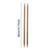 2/4PCS 36cm New Double Pointed DIY Sweater Weave Straight Knitting Needles Bamboo Crochet Crochet Hooks Knitting Tools
