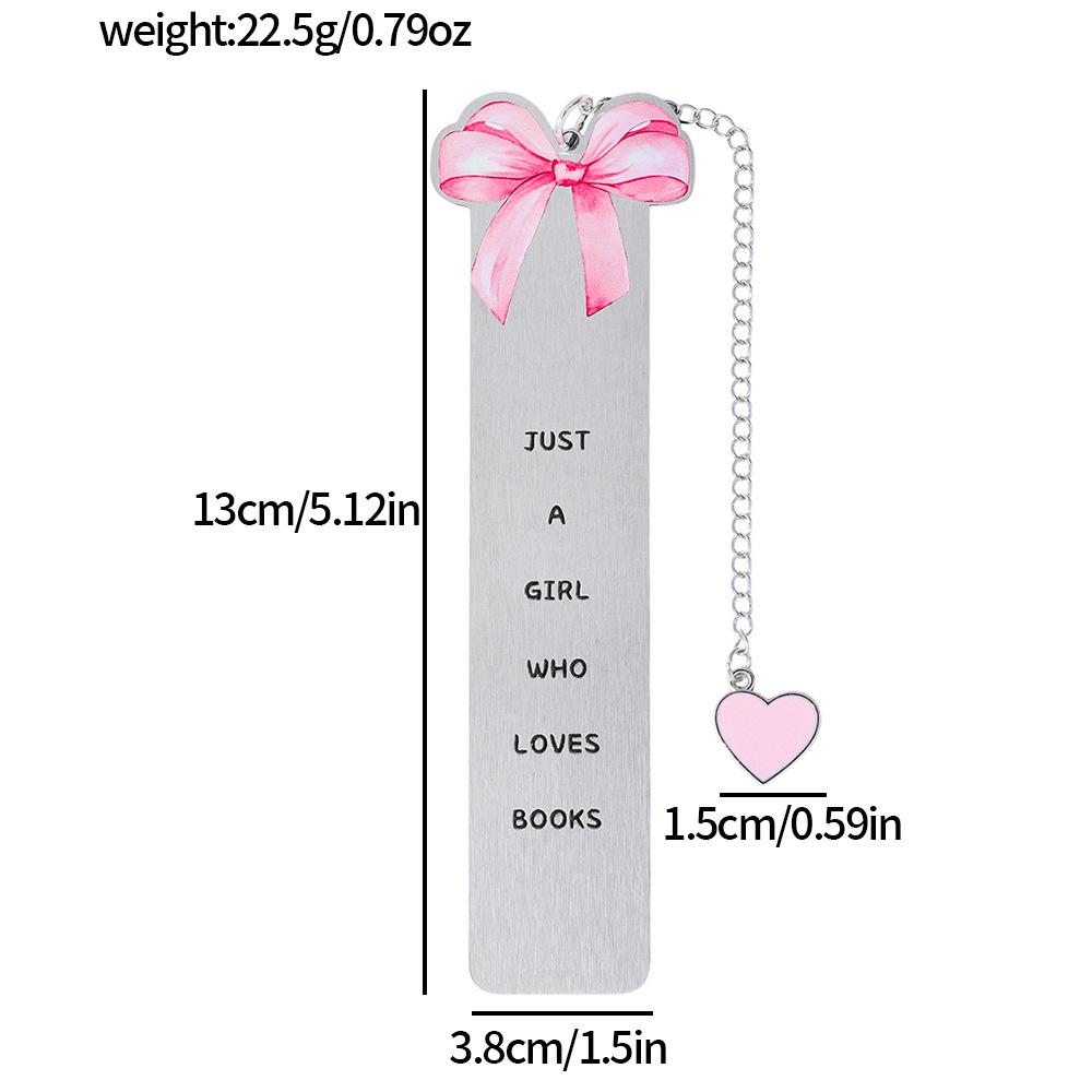 Cute Metal Stainless Steel Bookmarks Reading Lovers Reading Accessories Student Study Stationery Birthday Gift For Friends