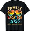 Family Vacation 2026 Beach Matching Summer Vacation 2026 T-Shirt