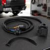 HC3Z1416A7 Trailer Light Repair Harness with 7 Way Socket, Plug In Rear Tow Wiring Assembly for 2017-2022 Pickup Trucks, 7 Foot Reach Use